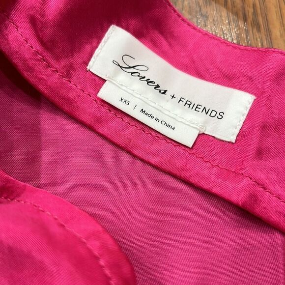 Lovers + Friends Fuchsia One Shoulder Blouse - Picture 2 of 7